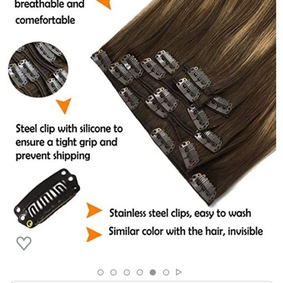 Clip In Hair Extensions - Picture 4 of 5